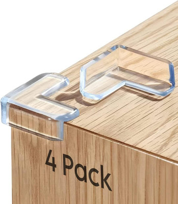 NEZELLO Silicon Corner Protector for Sharp Edges, Table Corners Edge Protector for Kids(Transparent)