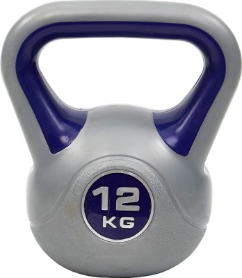 COUGAR Plastic Premium Kettle bell Free Weight, For Home and Gym Fitness Strength Blue Kettlebell(12 kg)