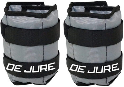 DE JURE FITNESS ANKLE WEIGHT (01 KG X 2 PCS) Grey Ankle & Wrist Weight(2 kg)