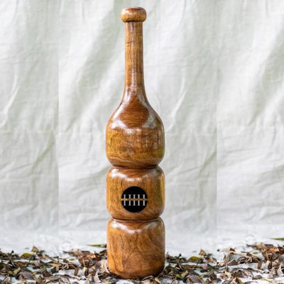 HIHENTEPRISES HIH BUBBLE Wooden Indian Mugdar, Clubs, MEEL Multicolor Indian Clubs(4 kg)