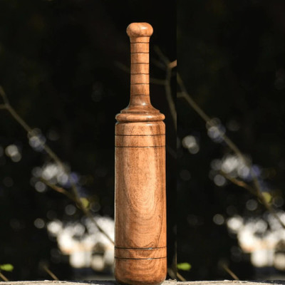 Blackant Sports BA Sports Natural Colar Wooden Mugdar Beige Indian Clubs(4 kg)