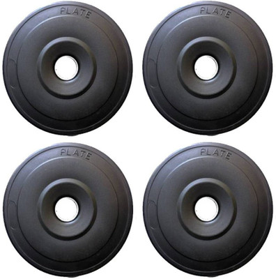 SBR Sports 4 kg '1KG* 4PIECE PVC WEIGHT PLATES FOR HOME GYM EXERCISE DUMBBELL WEIGHTS Home Gym Combo