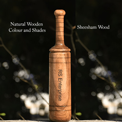 RS ENTERPRISE Ancient Traditional Design Wooden Club/Mugdar for Strength Training & Mobility Brown Indian Clubs(10 kg)