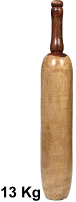 NA Sports Plain Buja Neutral Mugdar 13Kg - Indian Club Gada for Home Gym Workout Brown Indian Clubs(13 kg)