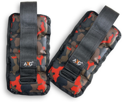 AXG NEW GOAL Premium and Adjustable (500grams X 2) Cool Print Multicolor Wrist Weight(1 kg)