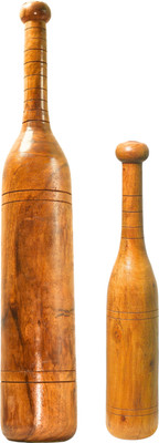 Mugdal Menia Exercise Gym Tool for home Brown Indian Clubs(7 kg)