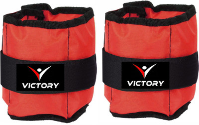 VICTORY Professional Wrist / Ankle Weight (500 gm X 2) Pair Red Ankle & Wrist Weight(1 kg)