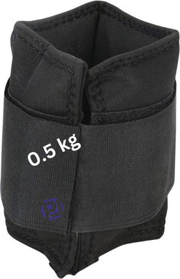 PIYUSH LIFESCIENCE Weight Cuffs Packs | Ankle Weight Cuff Adjustable Ankle Weight 0.5Kg - Pack Of 1 Black Ankle Weight, Ankle & Wrist Weight, Wrist Weight(0.5 kg)