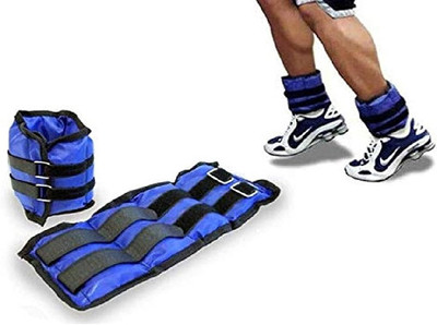 bulls fitness Fitness Gym 1KGX2 Wrist/Ankle Weights Resistant Leg Running Blue Ankle & Wrist Weight(2 kg)
