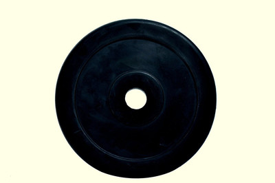 YMD 10 Kg X 4 Rubber Weight Plates Black Weight Plate(40 kg)