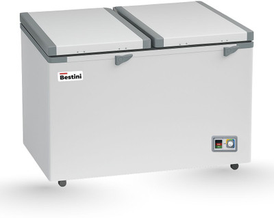 Bestini Bestini 300 L Double Door Convertible Deep Freezer(Grey, BCF-300L ...