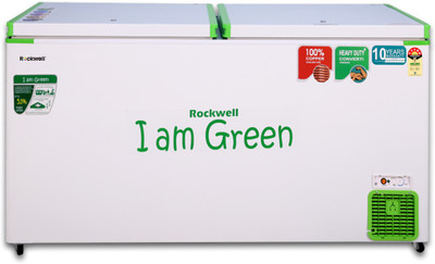 Rockwell 456 L Double Door Standard Deep Freezer(White, GFRN550DDUC, 5 Star)