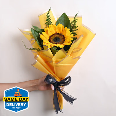 Romantic Fresh Live Radiating Sunshine Sunflower Bouquet Fresh Romantic Fresh Live Radiating Sunshine Sunflower Bouquet Assorted Bouquets(1 Flower)
