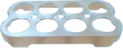 ELC Freezer Door Compatible with Whirlpool Genius/GEN Y/Imfresh/Fusion/ICE Magic ((part code W10633814)) (Transparent)(Match and Buy) Fridge Door Shelf