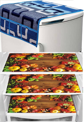 REVEXO fridge door shelfBLUEBASKET3MAT1TOP47 Fridge Door Shelf