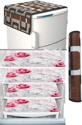 REVEXO FDSFMTCBROWNBOX4MROSEBOX1H Fridge Door Shelf