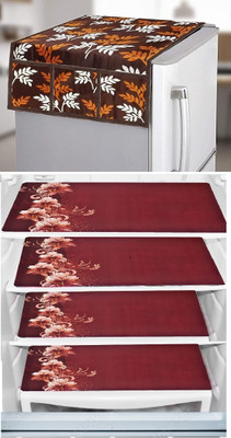 REVEXO FDSFMTBROWN PATTI4MBROWNFLOWER Fridge Door Shelf
