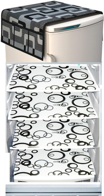 REVEXO FDSFMTBLACK BOX4MBLACKBUBBLE Fridge Door Shelf