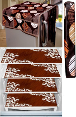 REVEXO FDSVR9QBROWNPIPAL4MAHROON1H Fridge Door Shelf