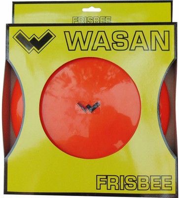Wasan Flying Frisbee Disc Red- Suitable for All Ages Plastic Sports Frisbee