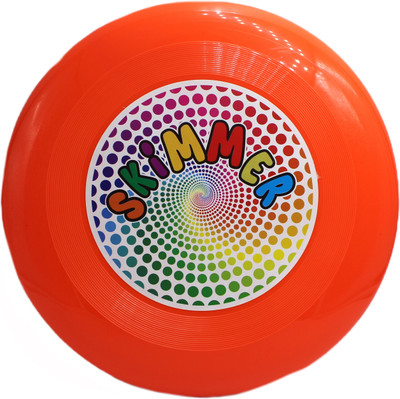 neoinsta shopping Medium size plastic round flying skimmer|disc|frisbee toy orange for kids Plastic Sports Frisbee(Pack of 1)