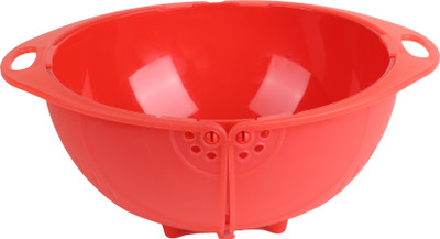 APEX Plastic Fruit & Vegetable Basket(Red)