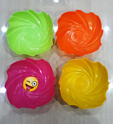 GRAHAST STAR ONE BOWL SET ZIGZAG Plastic Fruit & Vegetable Basket(Multicolor)