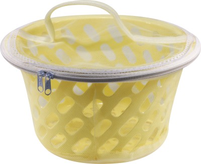 survi Plastic Fruit & Vegetable Basket(Yellow)