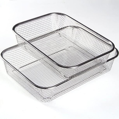 LILA ENTERPRISE Extra Deep, Large Capacity, Anti-Rust Design Steel Fruit & Vegetable Basket(Silver)