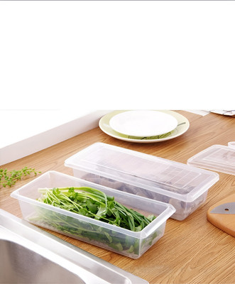 BB trades Plastic Fridge Container  - 1500 ml(Pack of 2, Clear)