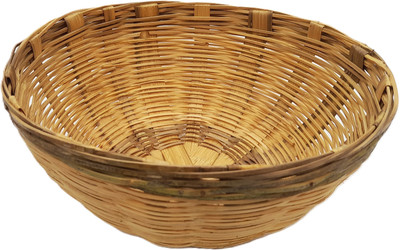 Ab unique creation Bamboo Fruit & Vegetable Basket(Brown)