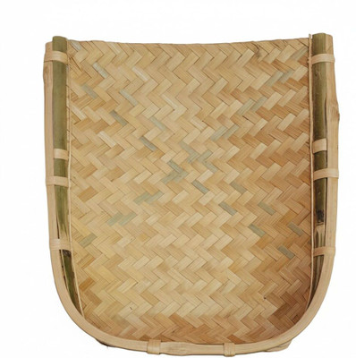 VIKASH Bamboo soop Bamboo Fruit & Vegetable Basket(Brown)