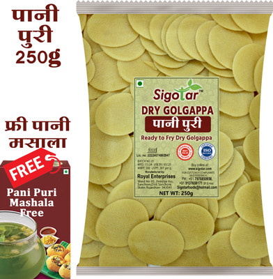 Sigotar Instant Ready to Fry Pani Puri Papad(250 g)