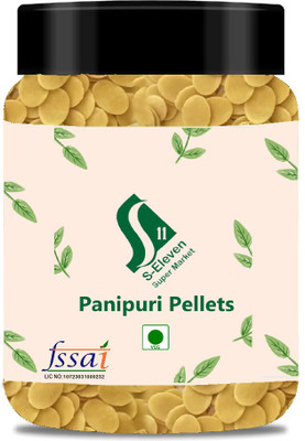 S Eleven Super Market Ready to Fry Pani Puri Jar/Pani Patase/Golgappa/Gupchup/Puchka Fryums(1 kg)