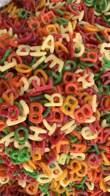Dhawak Ready-to-Fry Rainbow Bliss: Alphabetical Fryums for Instant Snacking Fryums(1800 g)