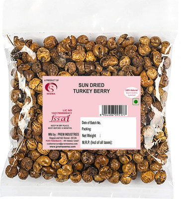 Seema Sun Dried Turkey Berry, 200 Grams (sundakkai Vathal) Fryums 200 g Fryums(200 g)