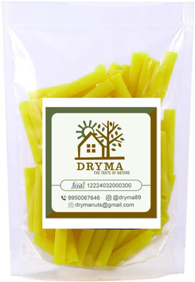 Dryma Golden Fingers Fryums/Pipe Ready to Fry Indian Snacks Fryums 800 Gm Fryums(800 g)