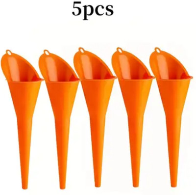 Shuang You Multi-Function Plastic Long Neck Oil Funnel - for All Automotive Oils Funnel 5 L Fuel Can(Car, Bike, Kitchen, oil)