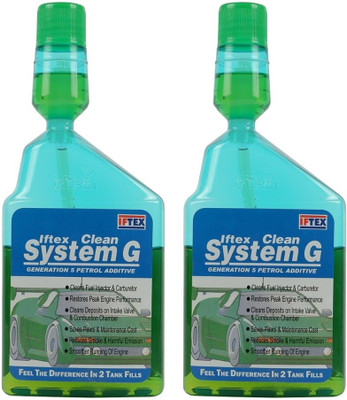 IFTEX CLEAN SYSTEM G (Pack of 2) Fuel Injector Cleaner(400 ml)