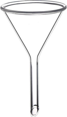 Wexon Glass funnel 75 mm is made from Boroslicate Glass 3.3 Borosilicate Glass Funnel(Clear, Pack of 1)