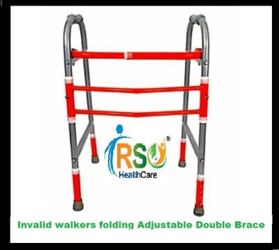 rsc healthcare Activity Walker With Parent Rod(Red, White)