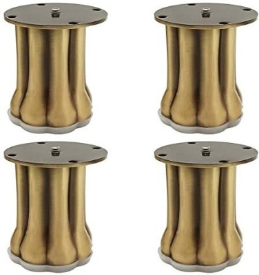 Volo Antique Brass Heavy Duty 3 Inch Modern Style Furniture Legs (Set of 4 pcs) Sofa Legs(Furniture Parts, Zinc)