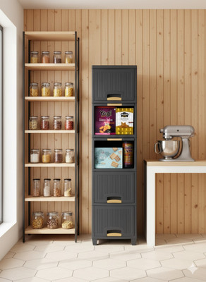 MAXTID Value for Money – 5 Layer Storage Cabinet for All Needs Shelf Tray|Cup Hanger(Furniture Accessories, Plastic)