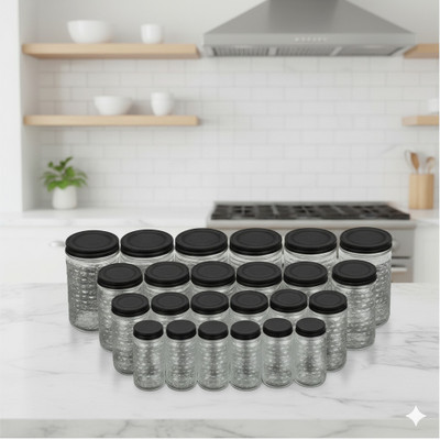 MAXTID 24 Compartments Plastic Modular(Black)