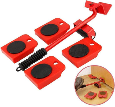 SDWW Heavy Furniture Moving System Lifter Kit with 4 Slider, Roller Move Tools Appliance Furniture Caster(Pack of1)
