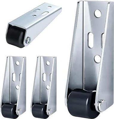 Equality Overseas 4Pcs Caster Wheels with 360° Smooth Mobility Fixed Furniture Caster(Pack of4)