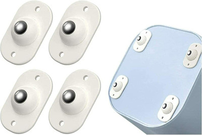 HAPANI 4 Pc Self Adhesive Mini Swivel Casters Wheels,Universal Wheels Standard Screwdriver(Pack of 1)