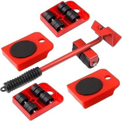 Griffith Heavy Duty Lifter&Mover Tool Set, Mover Appliance Roller Lifter Furniture Caster Hand Tool Kit(5 Tools)