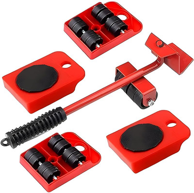 Flaxton Furniture Lifter Mover Tool Set Heavy Duty Furniture Lifter Mover Tool Set Hand Tool Kit(5 Tools)