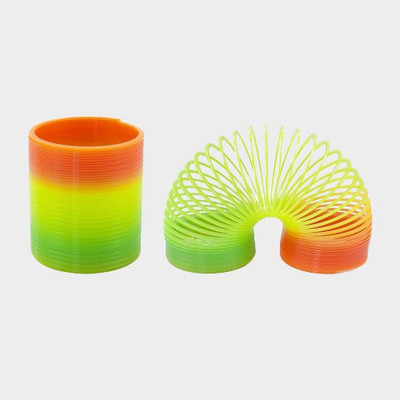 NAVDEEP COLLECTION Magic Rainbow Spring Pack Of 2 Spring Toy Gag Toy
